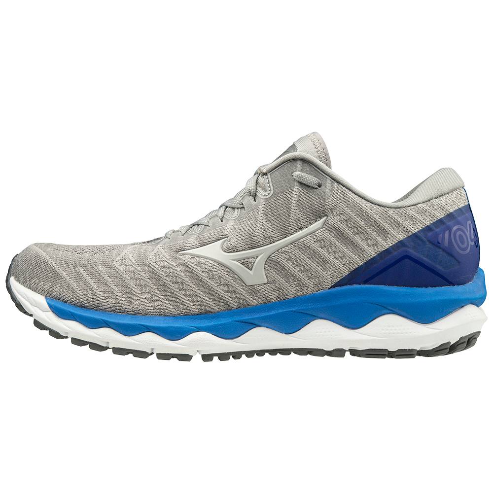 Scarpe Running Mizuno Wave Sky 4 WAVEKNIT™ 2E (Wide) Uomo - Grigie - 91237-DAKE